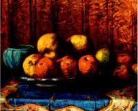 Bol de pommes rouges et vertes